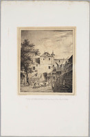 KG 09806a
<br/>
Gezicht op een binnenplaats te Mechelen
<br/>
<em>Noter, Pieter Frans de (1779-1843)</em>